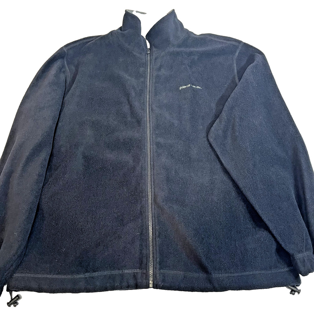 Pierre Cardin Fleece Jacket Men L Gray